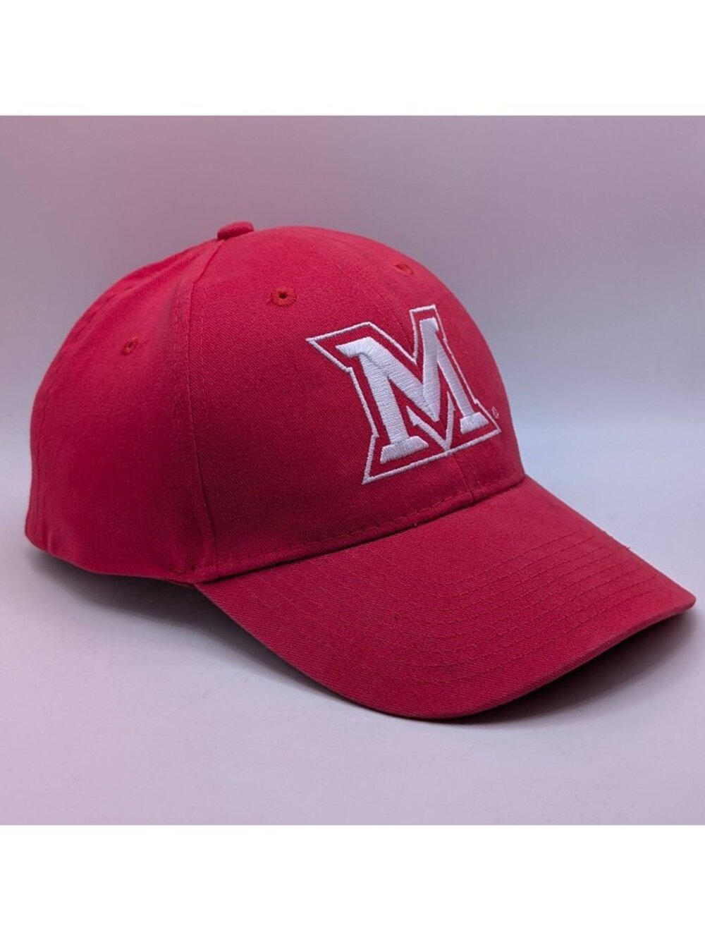 Miami University RedHawks Football Hat Adjustable Strap Back Unisex Hit Wear Cap